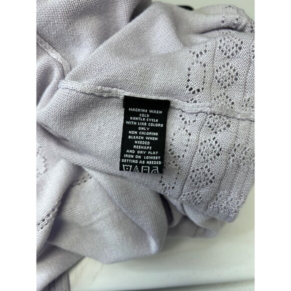 Norton McNaughton Vintage Women’s Single Button Lavender Cardigan Sweater XL - Picture 6 of 8